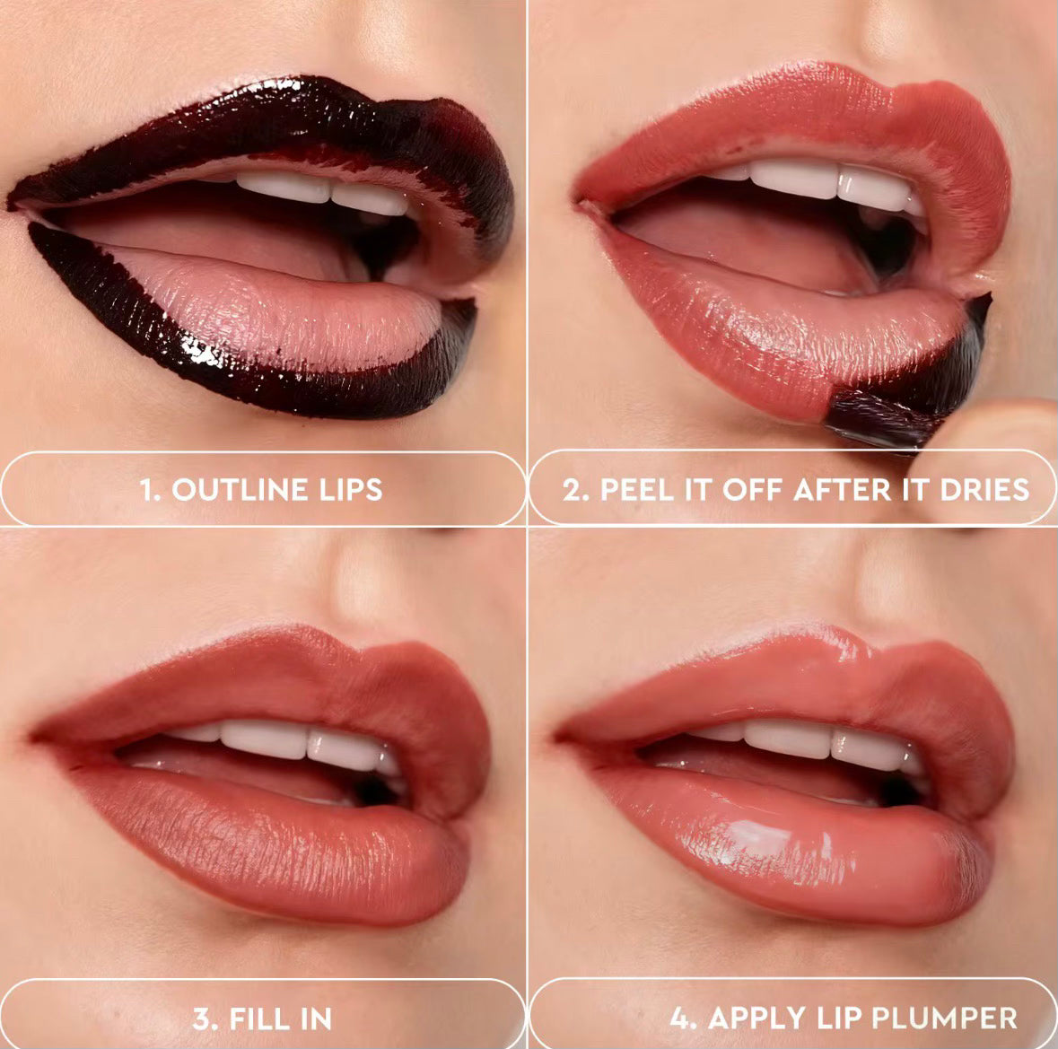 2 in 1 Lip Plumper + Tear Off Lip Stain