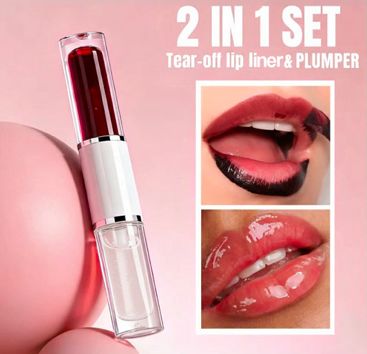 *2 in 1 Lip Plumper + Tear Off Lip Stain